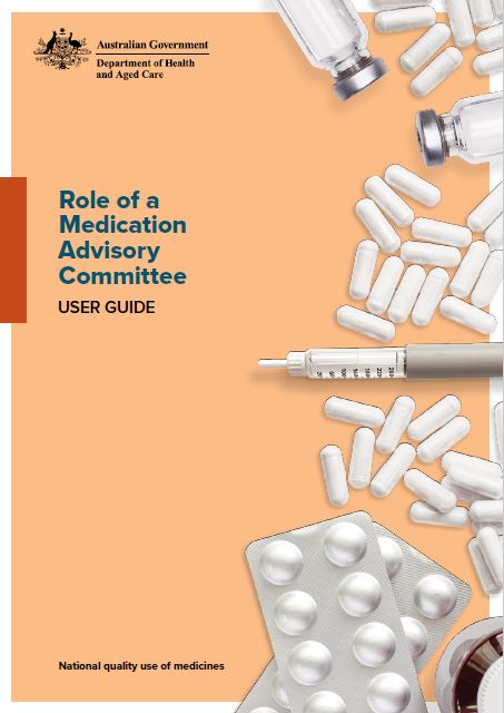 Cover page Role of medication advisory committee user guide