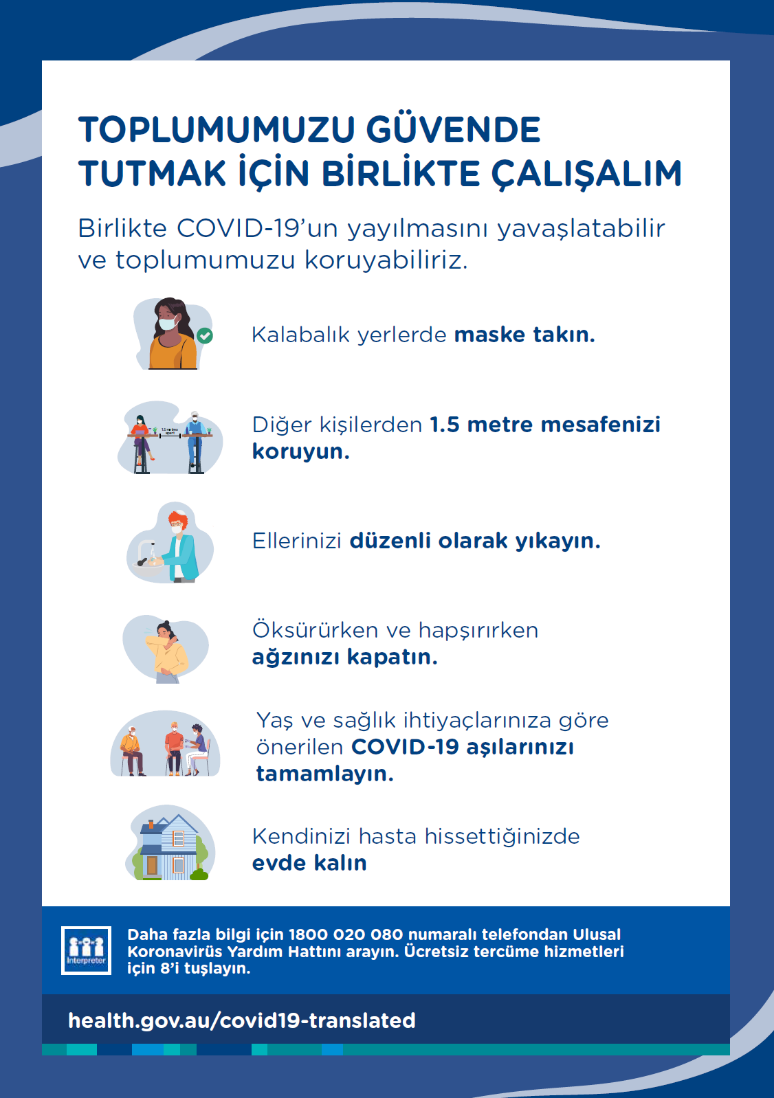 Toplumumuzu güvende tutun – poster