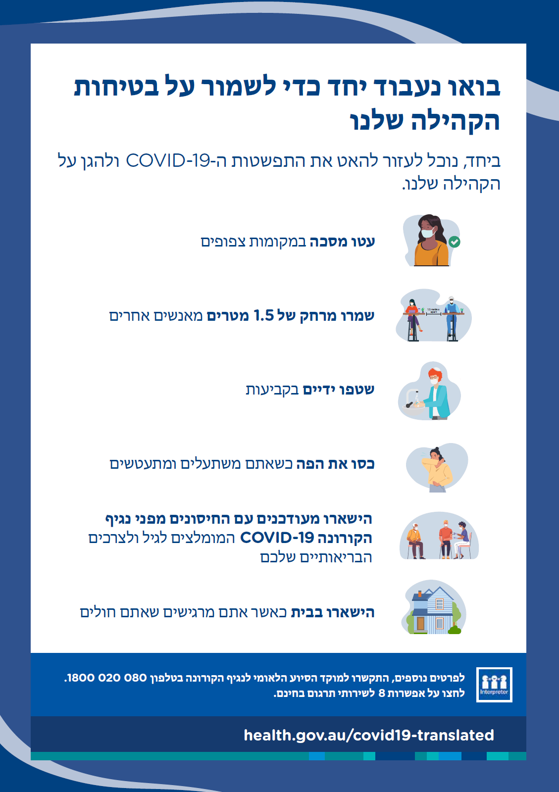 שמרו על בטיחות הקהילה שלנו
