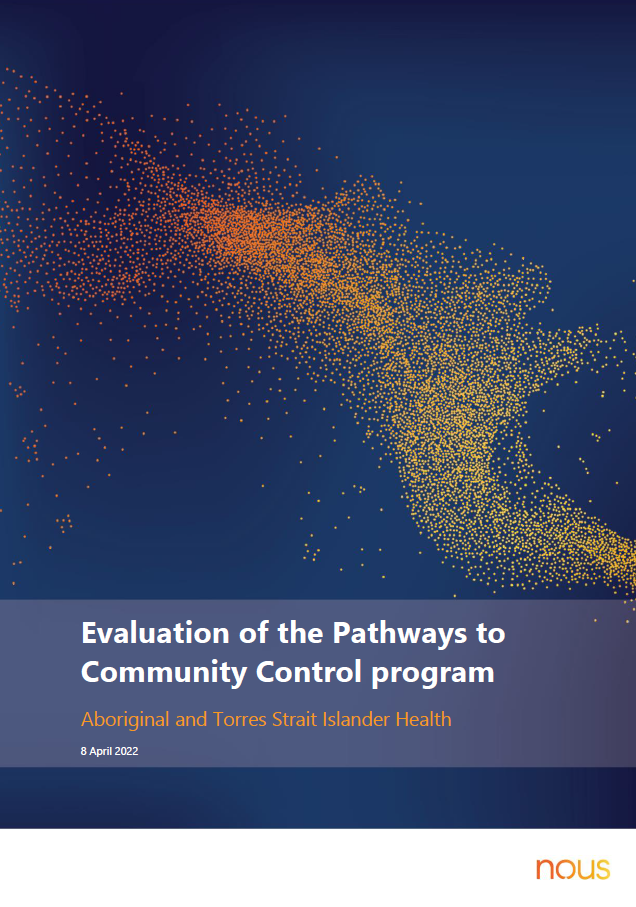 Evaluation of the Pathways to Community Control Program