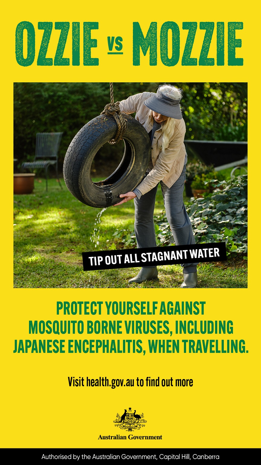tip out stagnant water