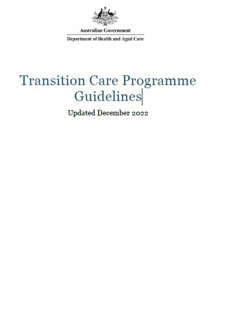 Transition Care Programme Guidelines