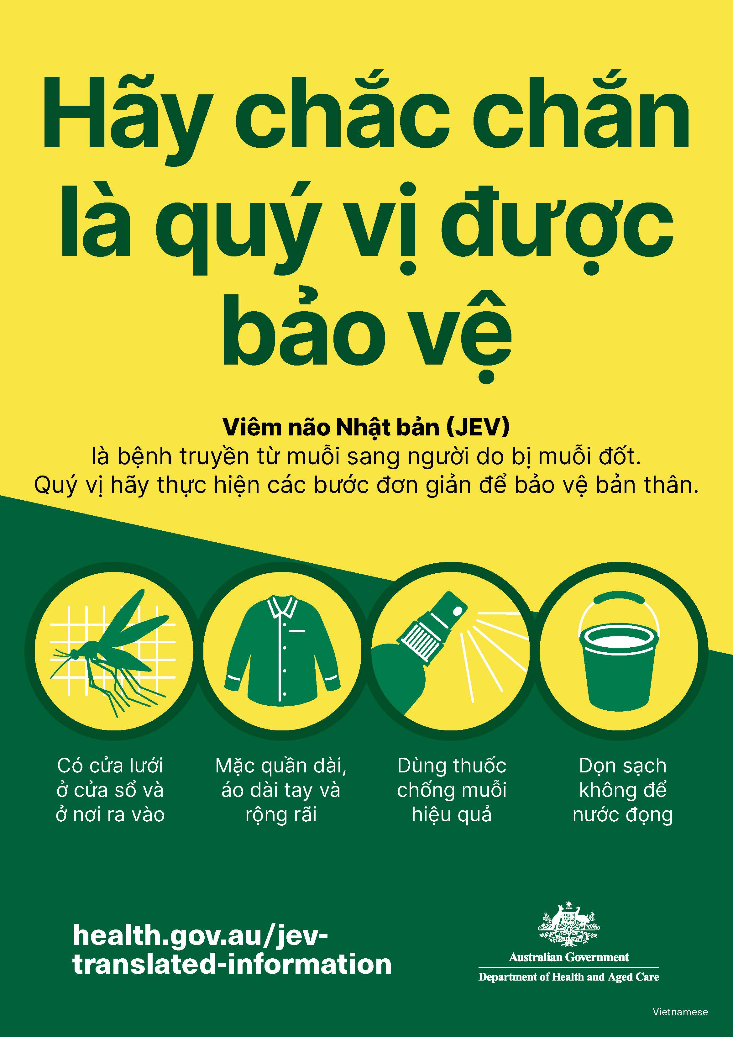 Hãy chắc chắn là quý vị được bảo vệ
