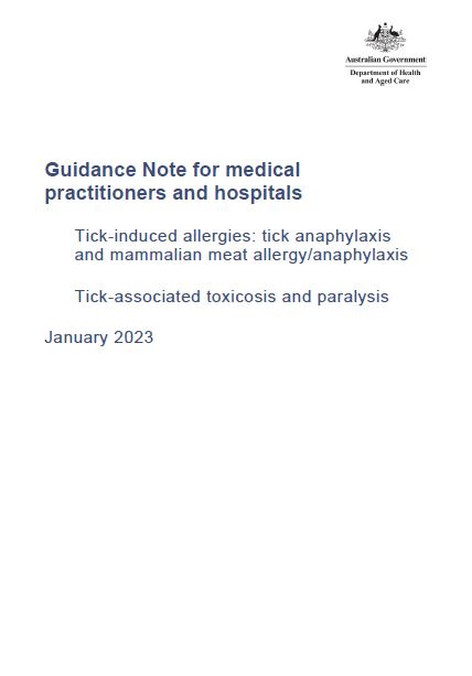 Cover page for Tick-induced allergies