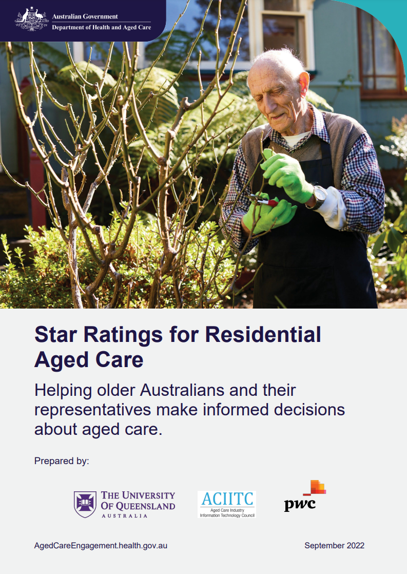 Star Ratings summary report