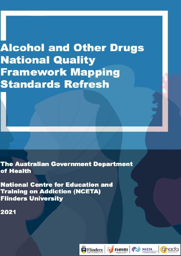 Cocer page Alcohol and Other Drugs – National quality framework mapping standards refresh