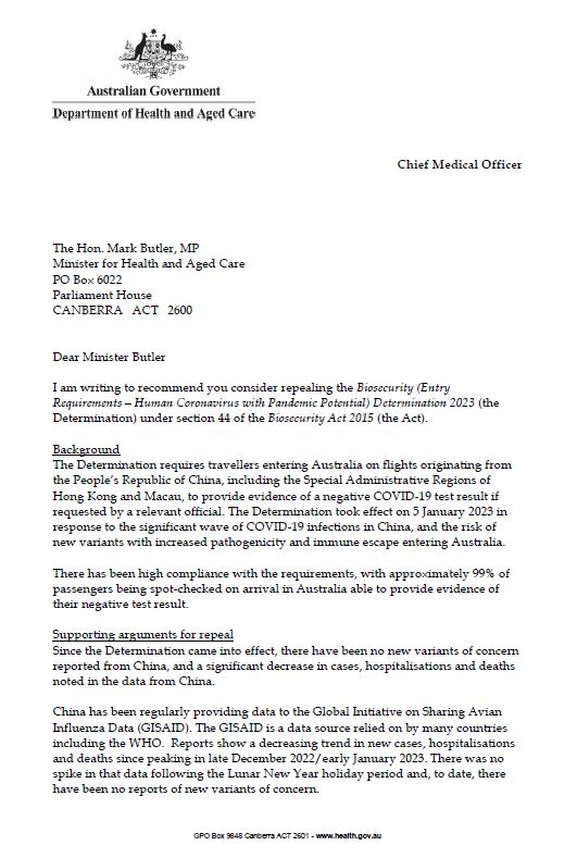 Paul Kelly letter image
