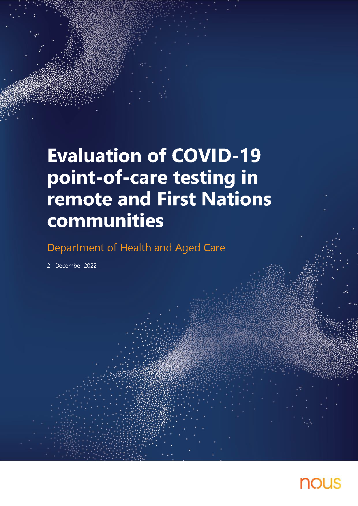 Evaluation of COVID-19 point-of-care testing in remote and First Nations communities