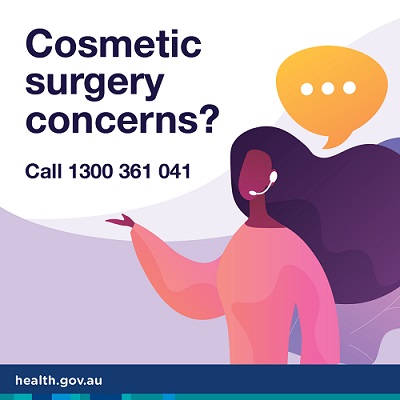Cosmetic surgery concerns social tile