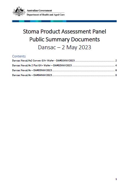 Dansac Public Summary Document Collection - May 2023