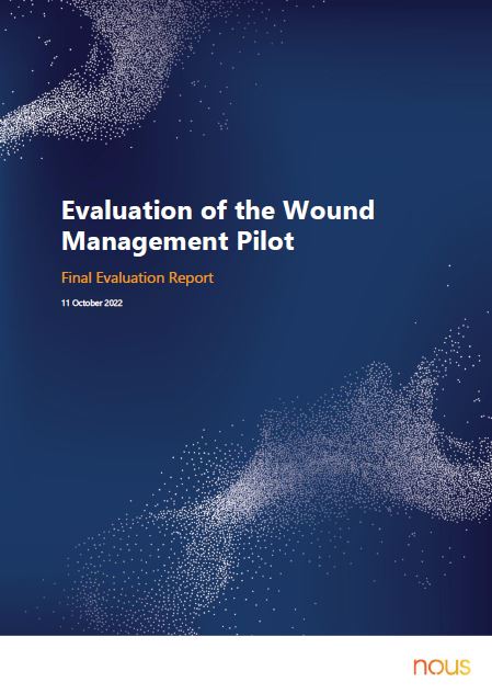 Final Evaluation Report - Evaluation of the Wound Management Pilot