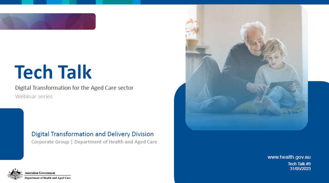 Slide presentation – Digital Transformation Tech Talk – 31 May 2023