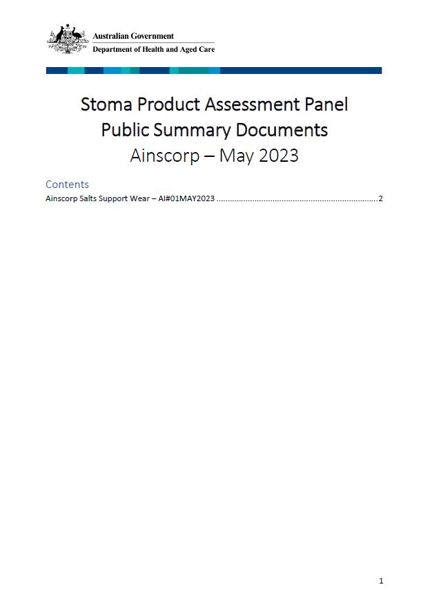 Ainscorp Public Summary Document Collection