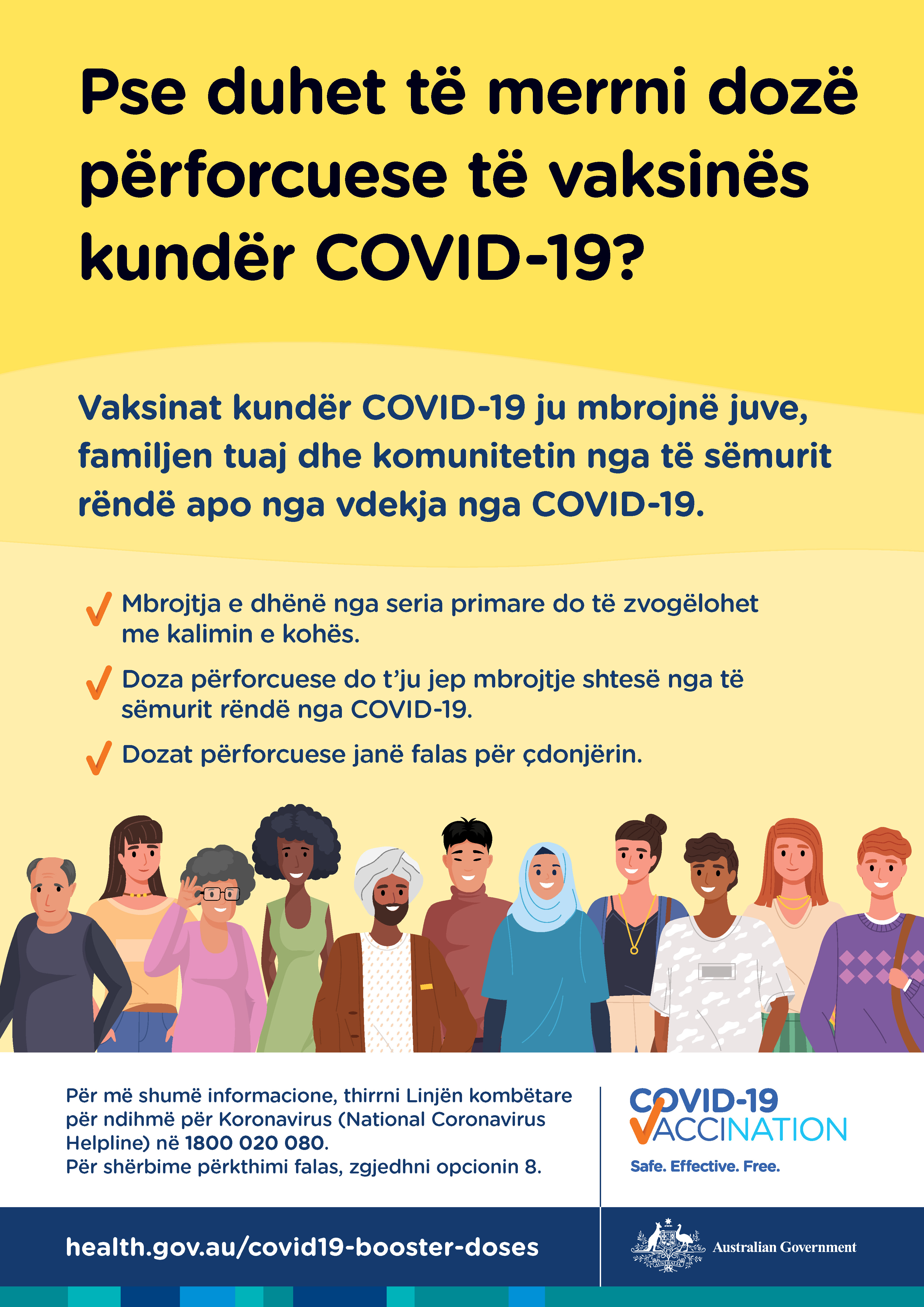 Pse duhet të marr dozë përforcuese të vaksinës kundër COVID-19?