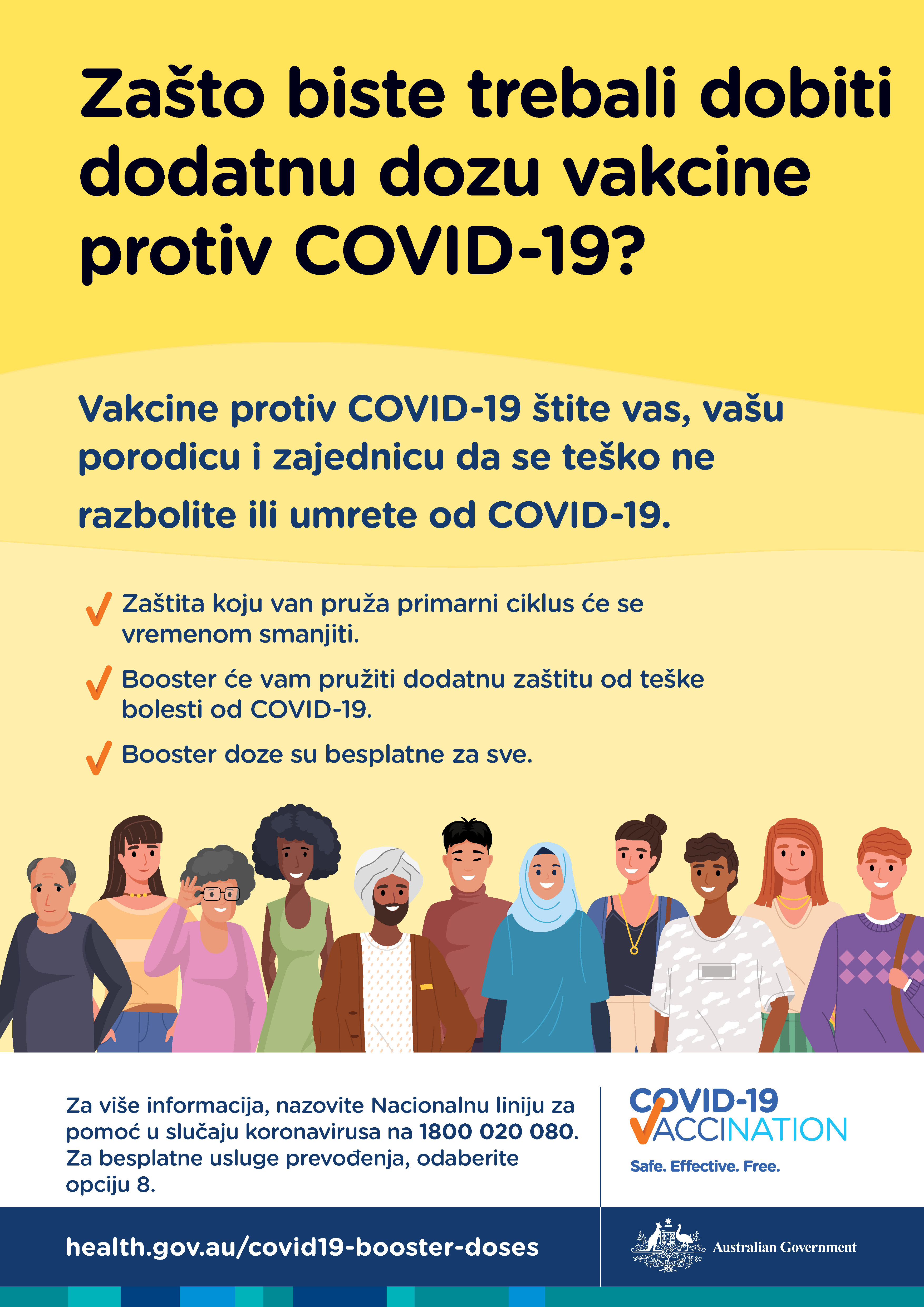 Zašto TREBAM dobiti dodatnu dozu vakcine protiv COVID-19?