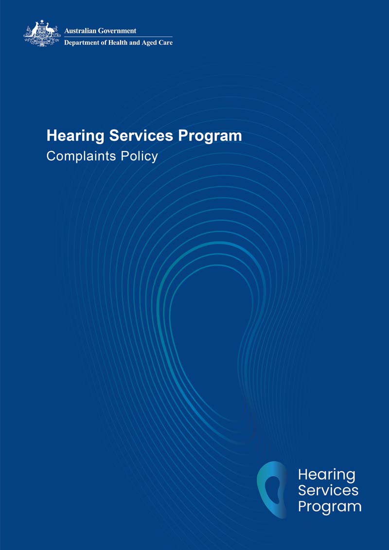 Hearing Services Program complaints policy