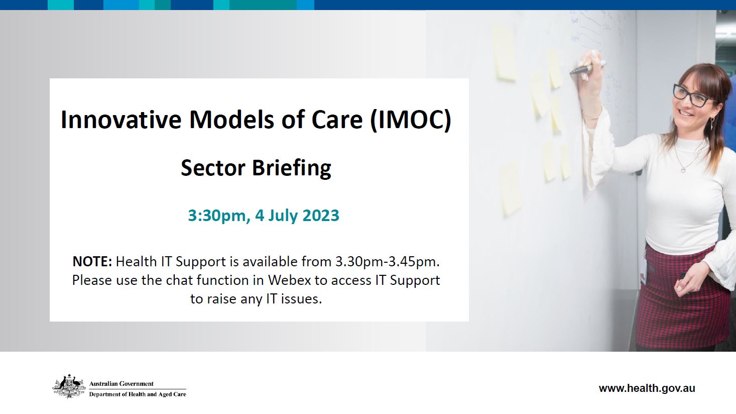 Innovative Models of Care (IMOC) webinar
