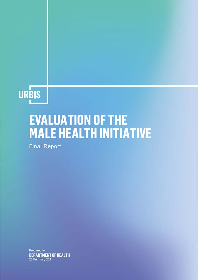 Male Health Initiative – Evaluation report