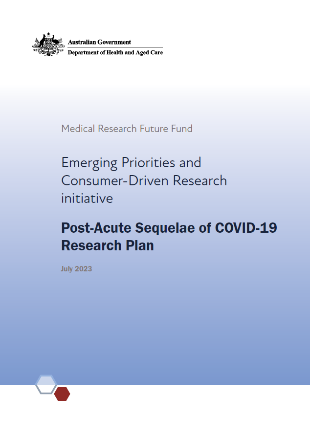 MRFF Post-Acute Sequelae of COVID-19 Research Plan