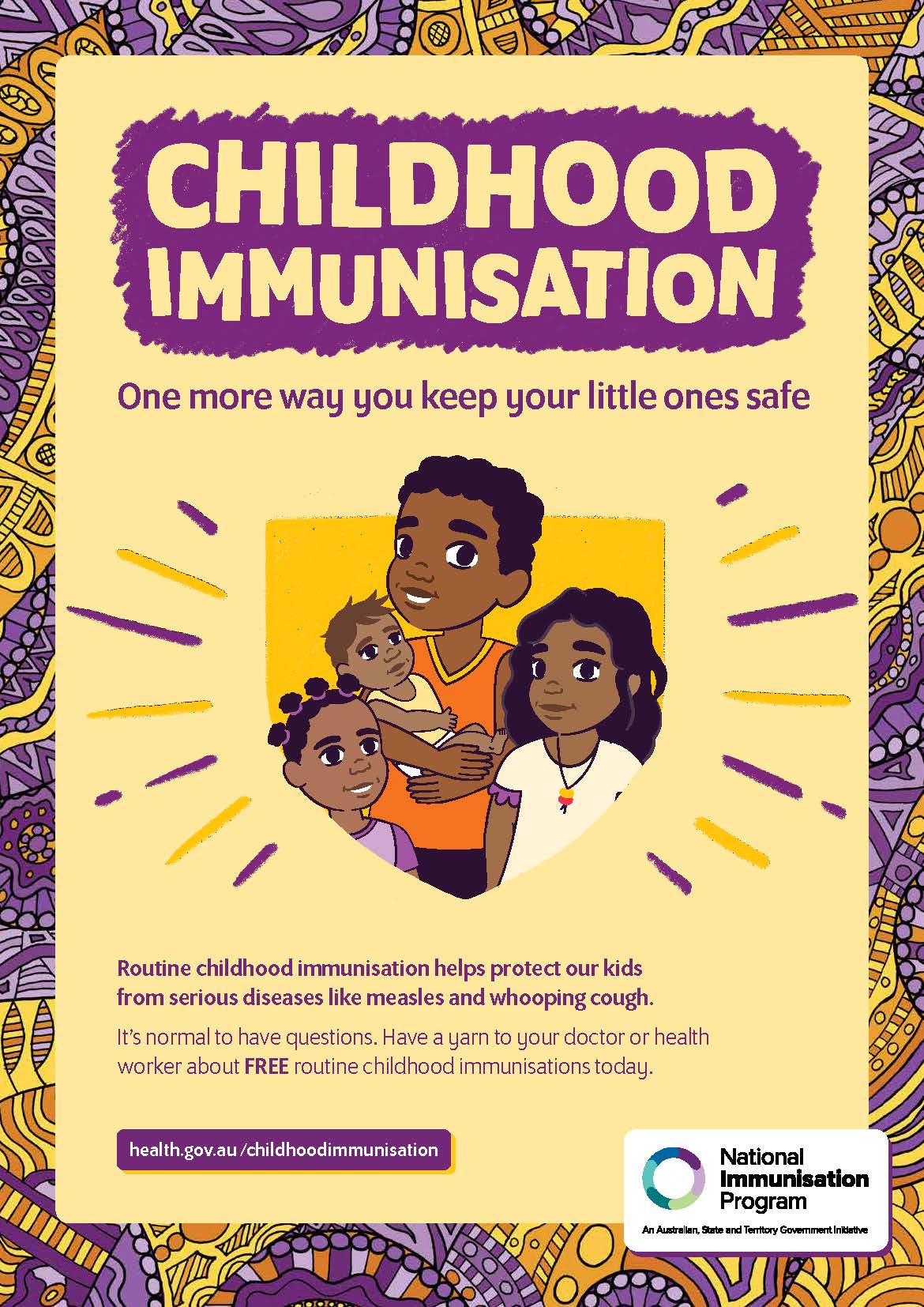 One more way you keep your little ones safe - poster