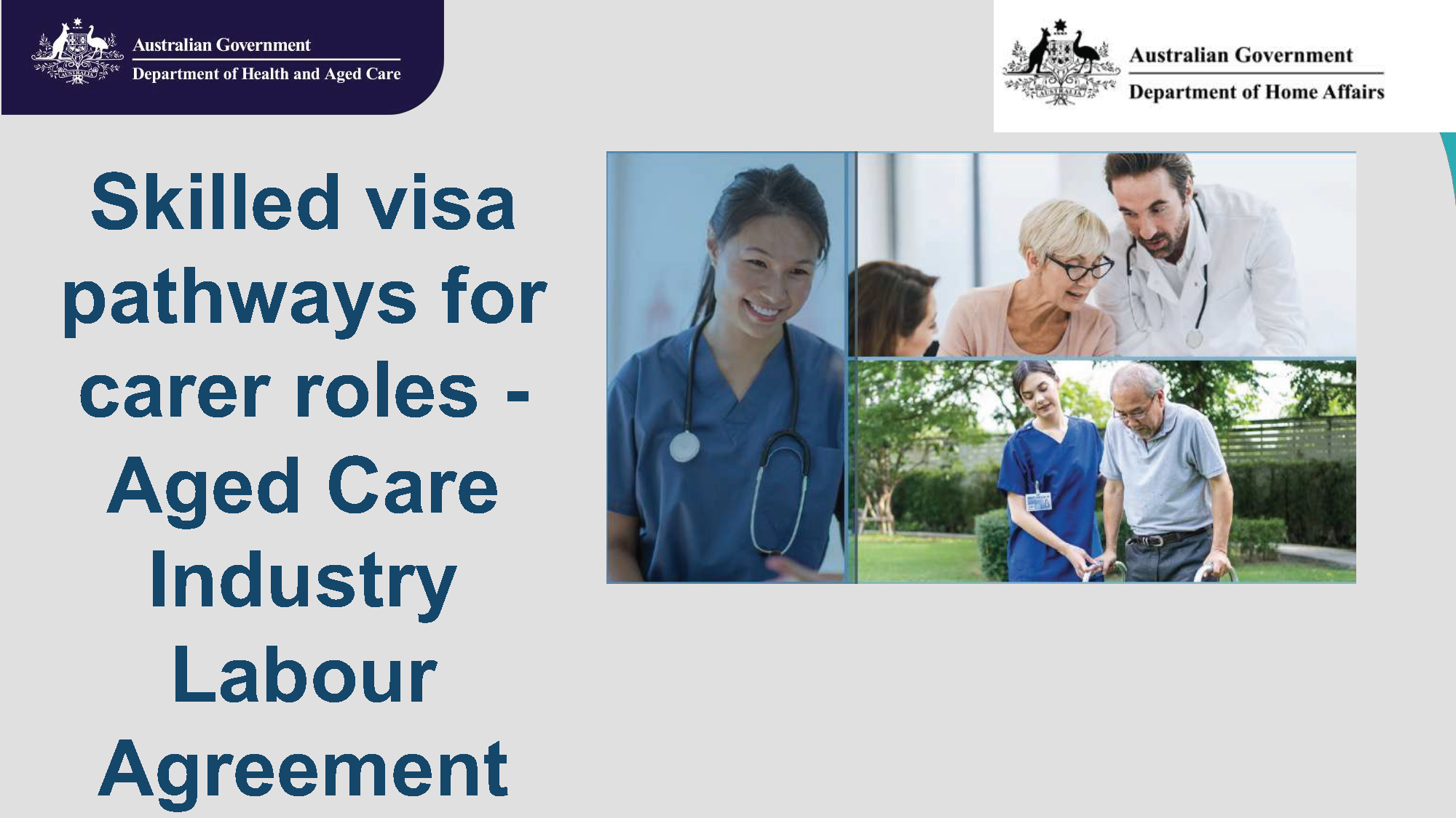 Aged care Industry Labour Agreement – Webinar slides