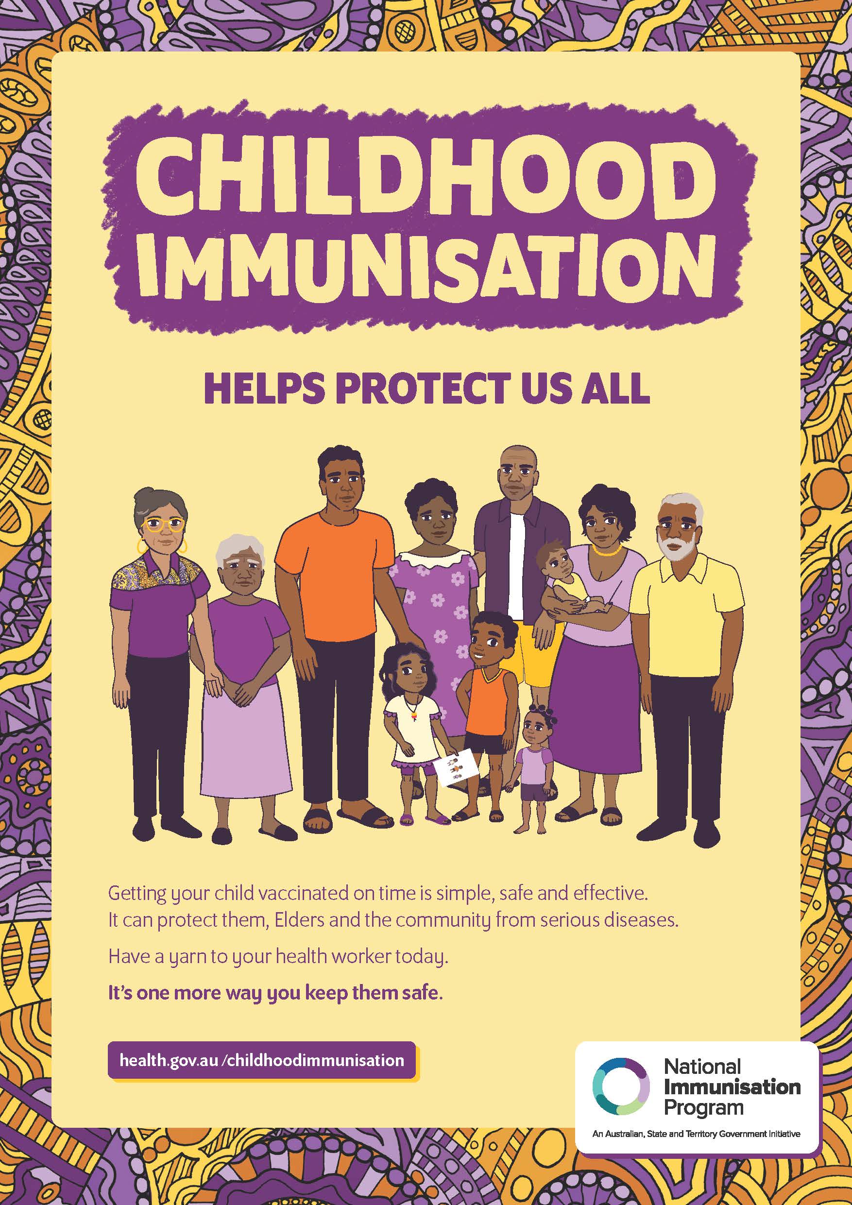 Childhood Immunisation helps protect us all