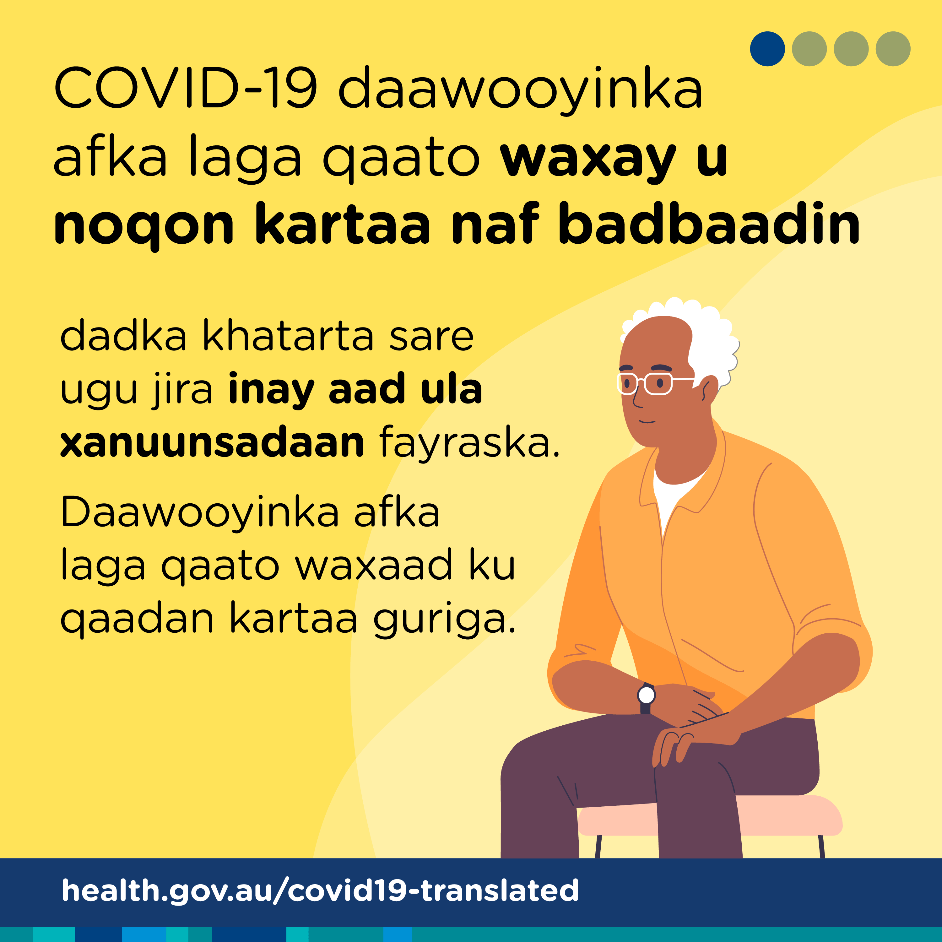 Ka daaweynta fayraska afka COVID-19 waxay noqon kartaa naf badbaadin