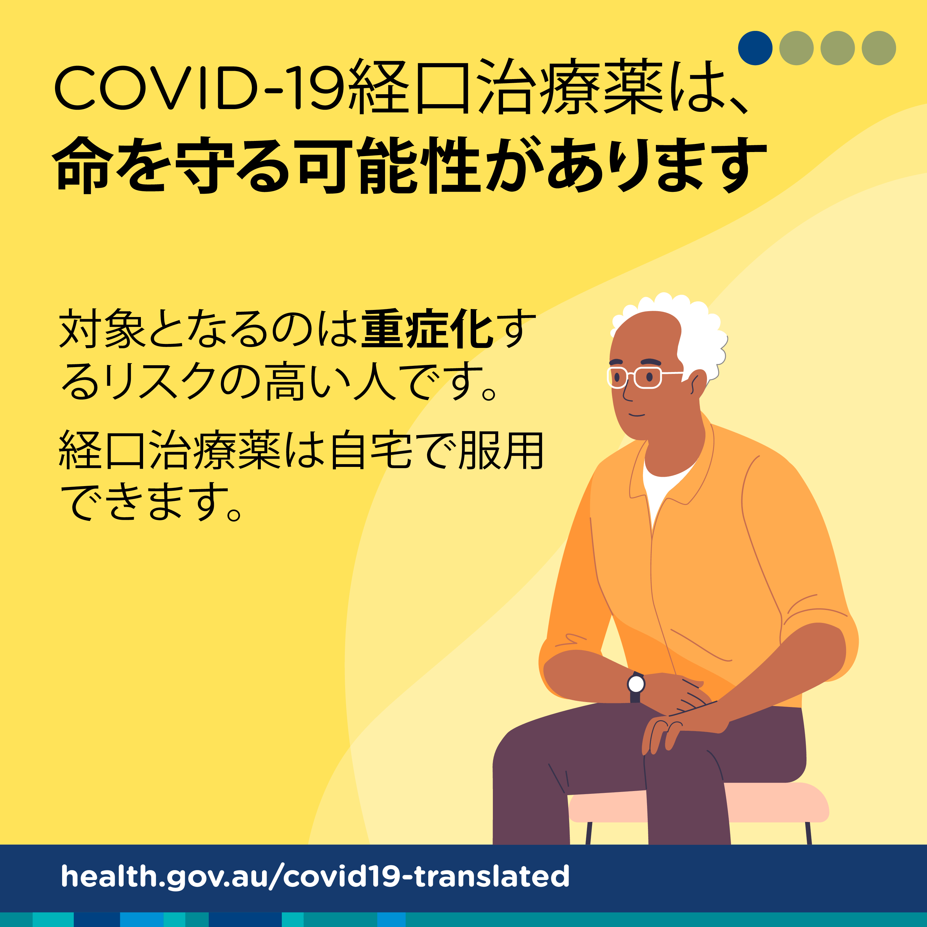 COVID-19経口抗ウイルス薬は命を守る可能性があります