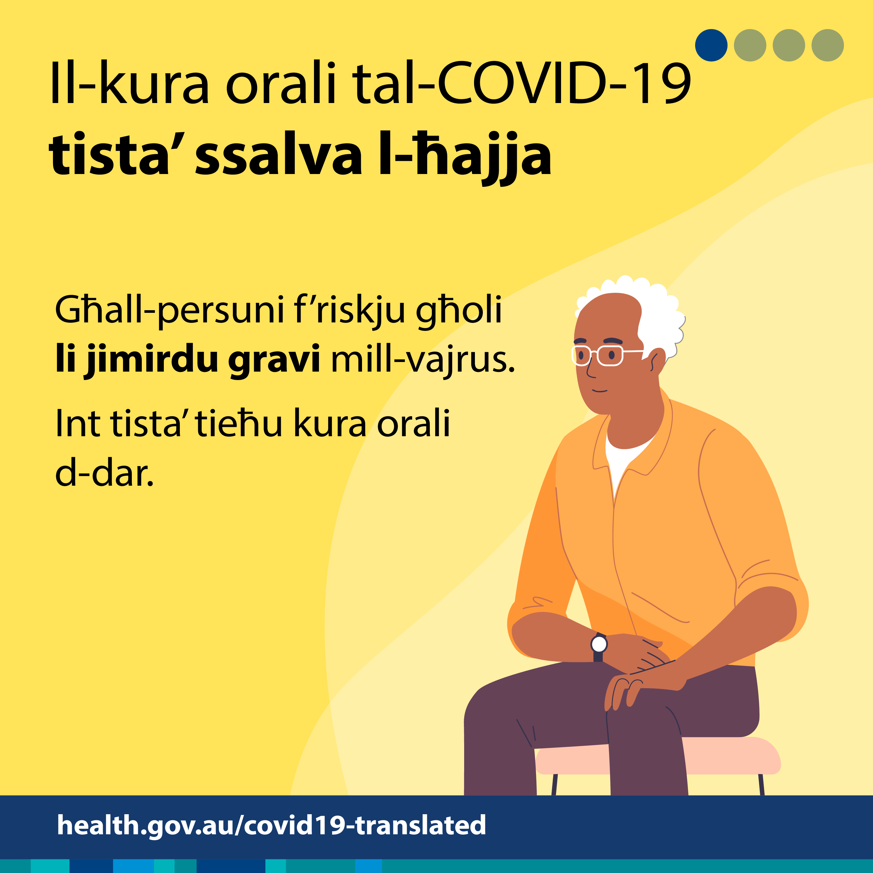 Il-kura orali antivirali COVID-19 tista' ssalva l-ħajja