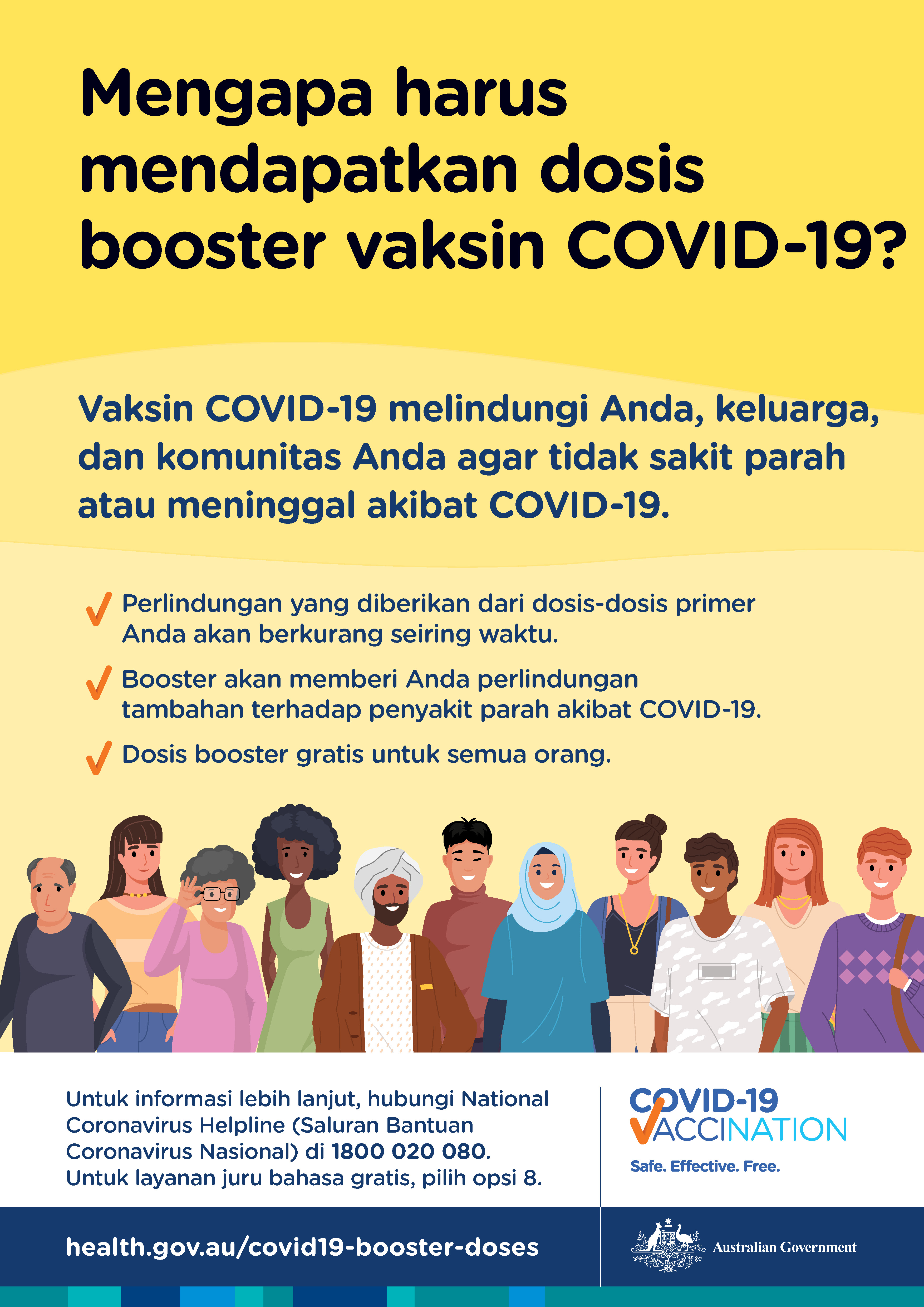 Mengapa saya harus mendapatkan dosis booster vaksin COVID-19?