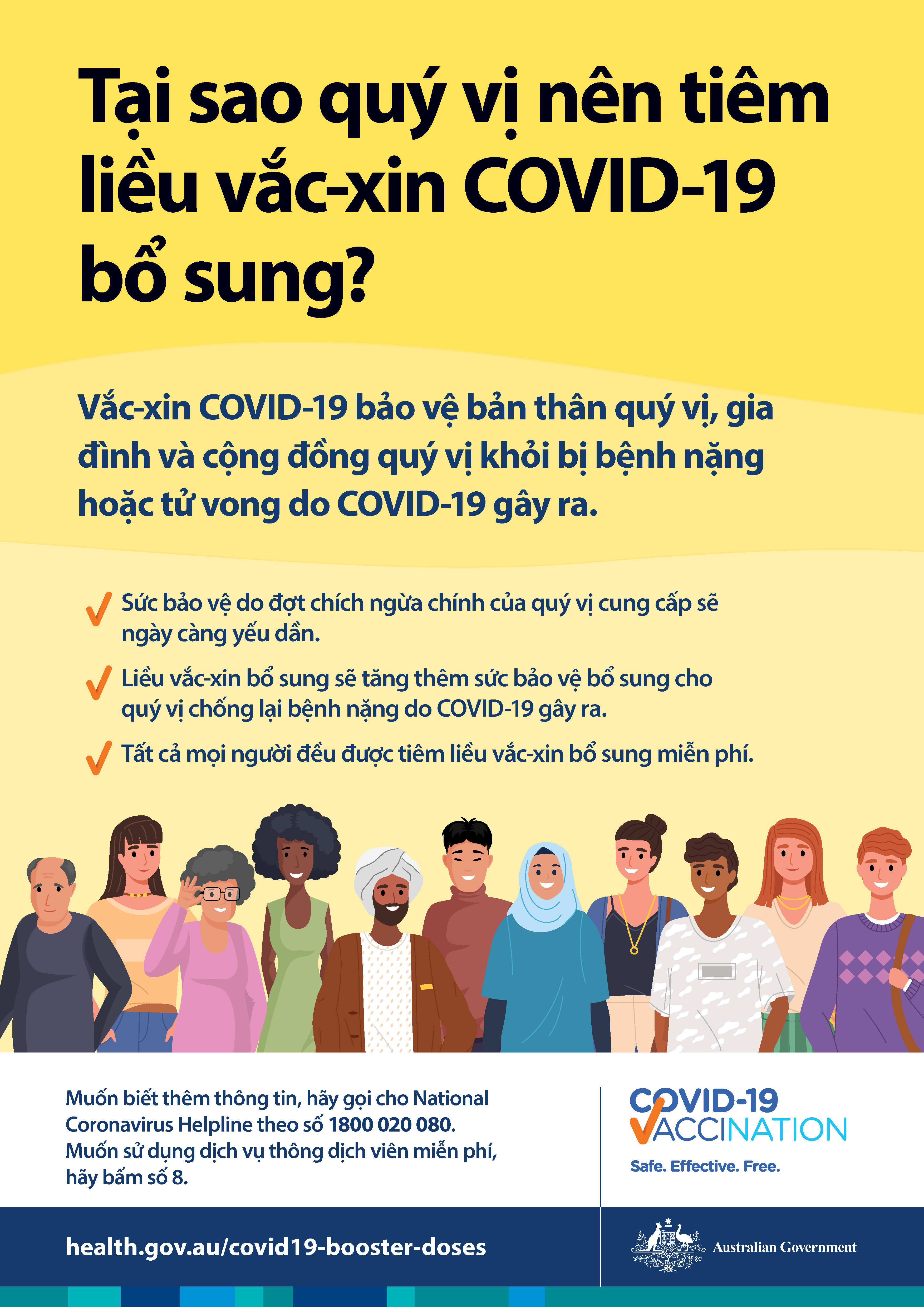 Tại sao tôi nên tiêm lều vắc-xin COVID-19 bổ sung?