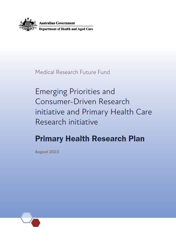 MRFF Primary Health Research Plan