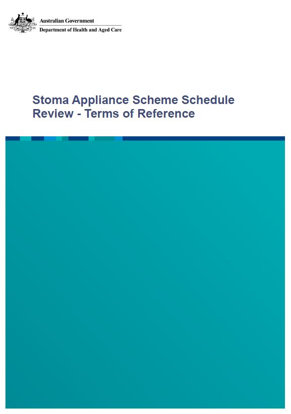 Stoma Appliance Scheme Schedule Review Terms of Reference