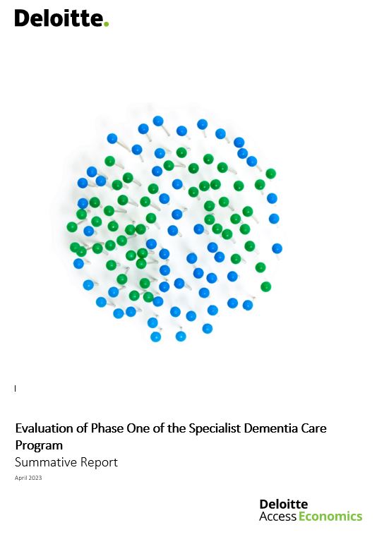 Evaluation of Phase One of the Specialist Dementia Care Program - Summative Report