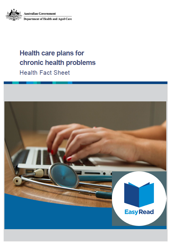 Cover image for Chronic health plans – Easy Read