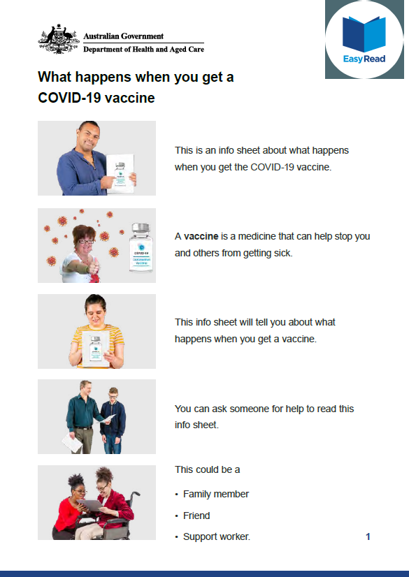 Cover image for What to expect when you have your vaccination