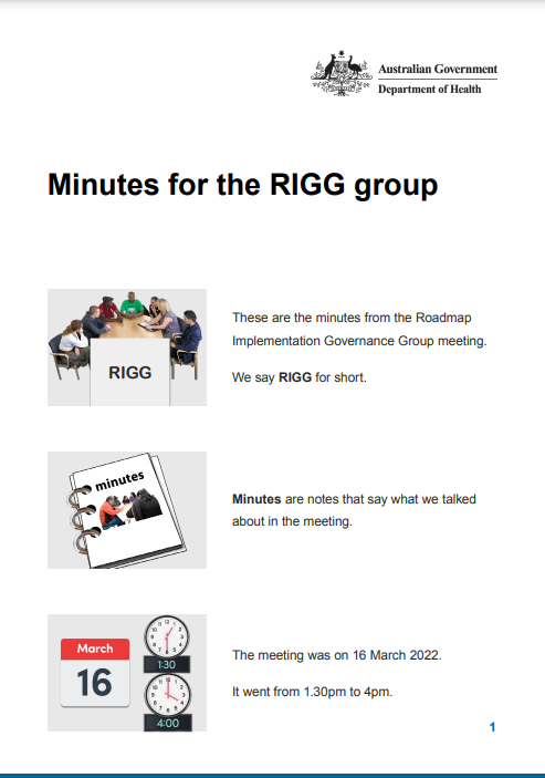 Cover image for RIGG meeting summary 16 March 2022