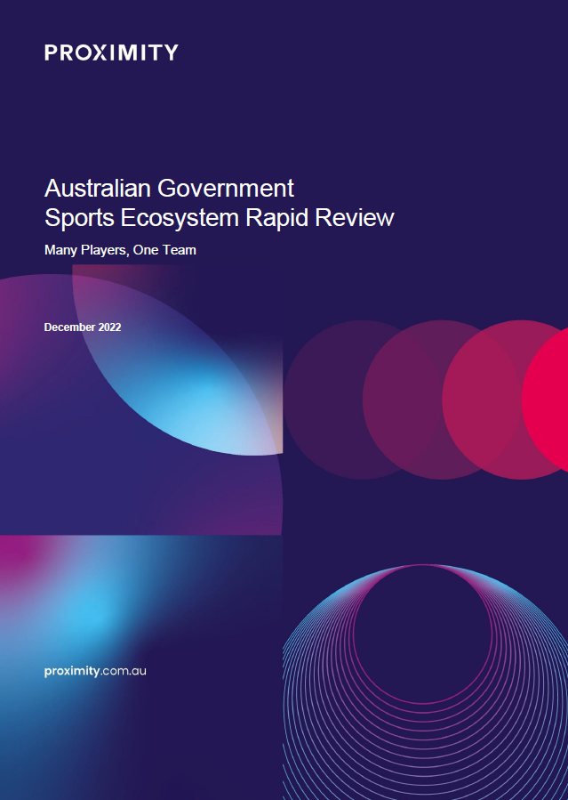 Australian Government Sports Ecosystem Rapid Review