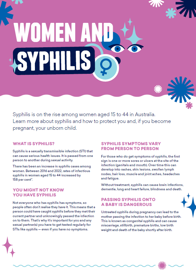 Women and syphilis