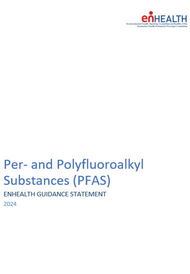 Cover page Guidance statement – Per- and polyfluoroalkyl Substances (PFAS)
