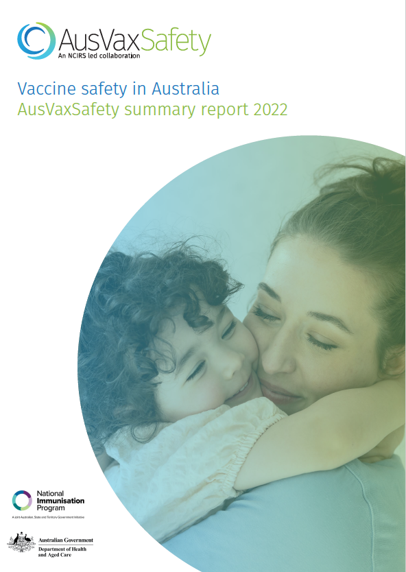 Cover page Vaccine safety in Australia AusVaxSafety – Summary report 2022