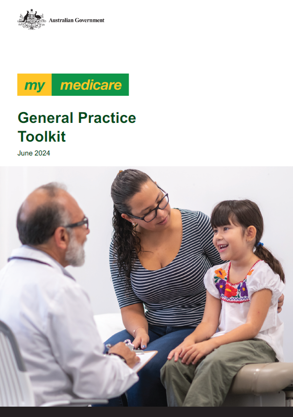 Cover page of the General Practice Toolkit