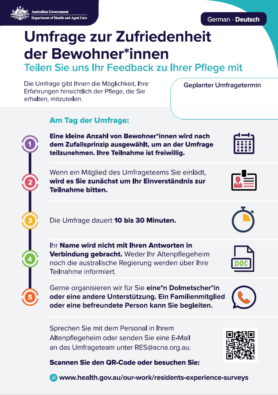 Poster cover image in German