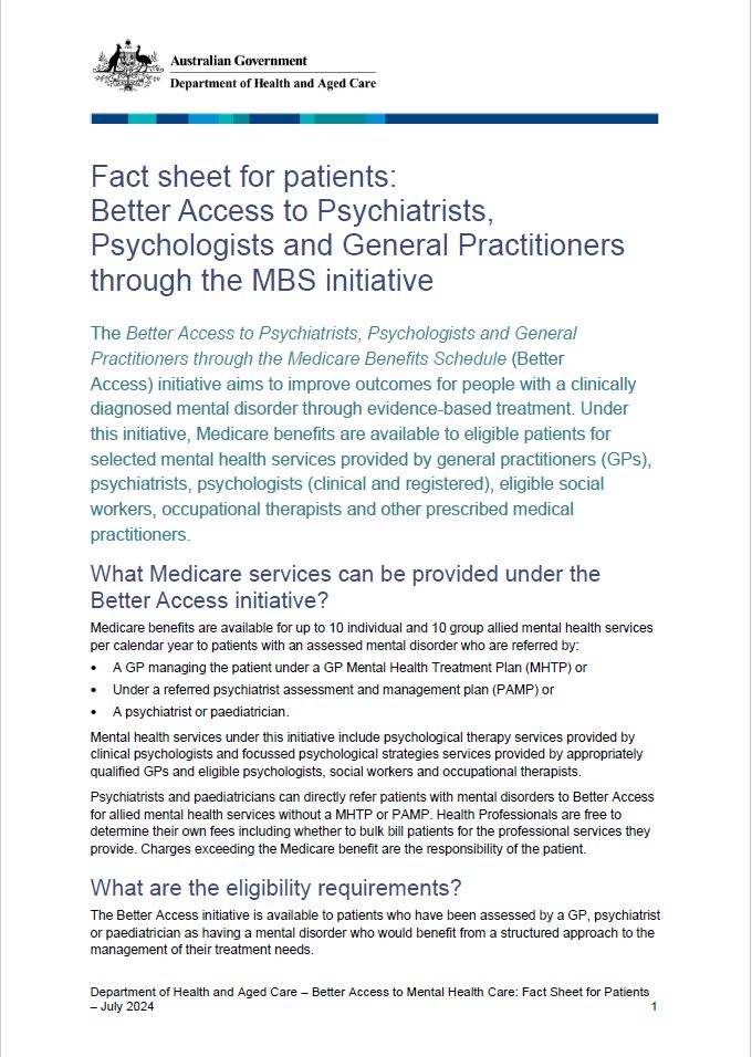 fact sheet - patients cover image