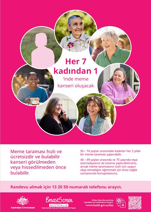 Her 7 kadından 1'inde meme kanseri oluşacak