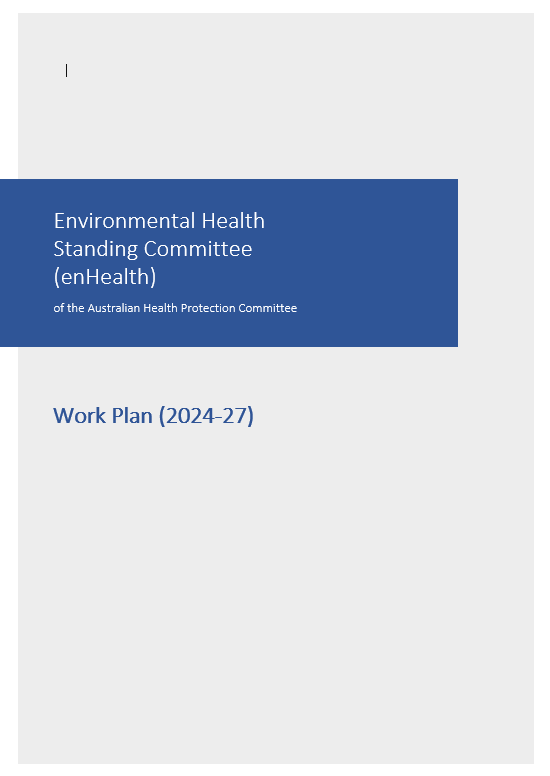 eHealth Work plan cover page