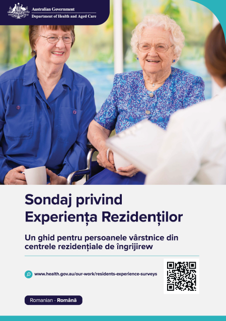 Cover page for the Romanian Residents' Experience Booklet