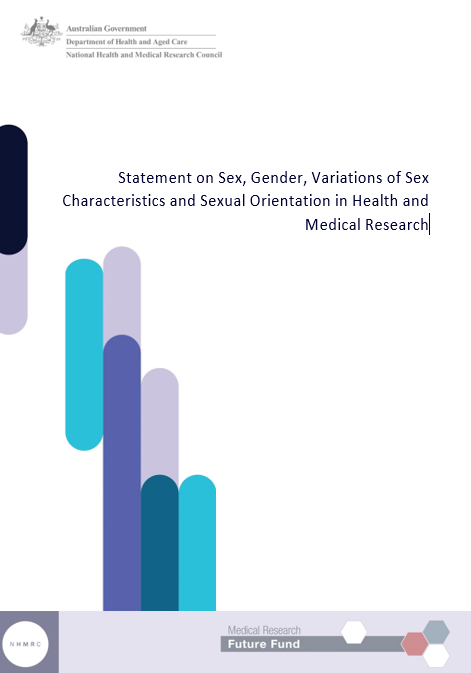 Cover page Statement on Sex, Gender, Variations of Sex Characteristics and Sexual Orientation in Health and Medical Research