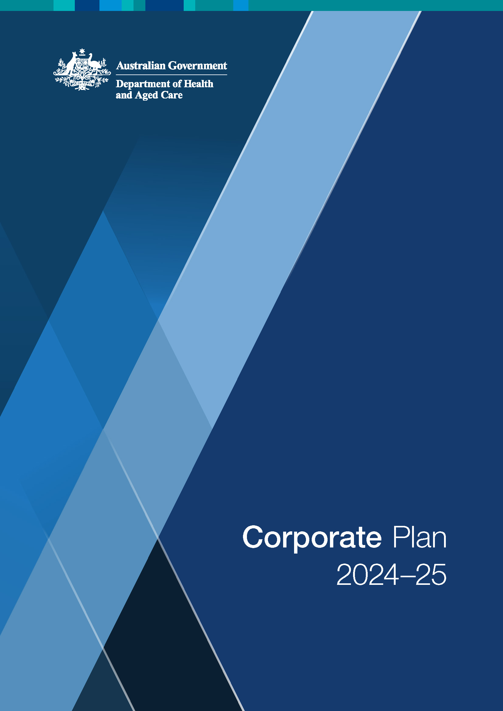 Cover image of the Corporate plan 2024-25