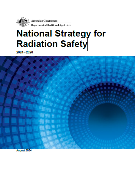 Cover page for the National Strategy for Radiation Safety